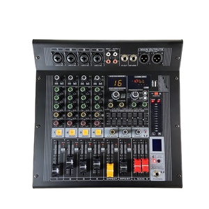 Consola de Mezclas Digital Profesional GAX-EX4, Equipo Musical de Estudio, Mezclador de DJ para Grabación, Sonido de Audio con Amplificador - Product Image 2
