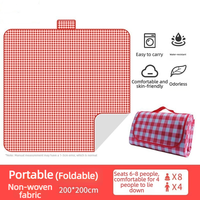 Tapis de pique-nique imperméable épaissi en promotion, portable, anti-humidité, pour camping en extérieur, pliable, pour pelouse et plage, idéal pour le printemps