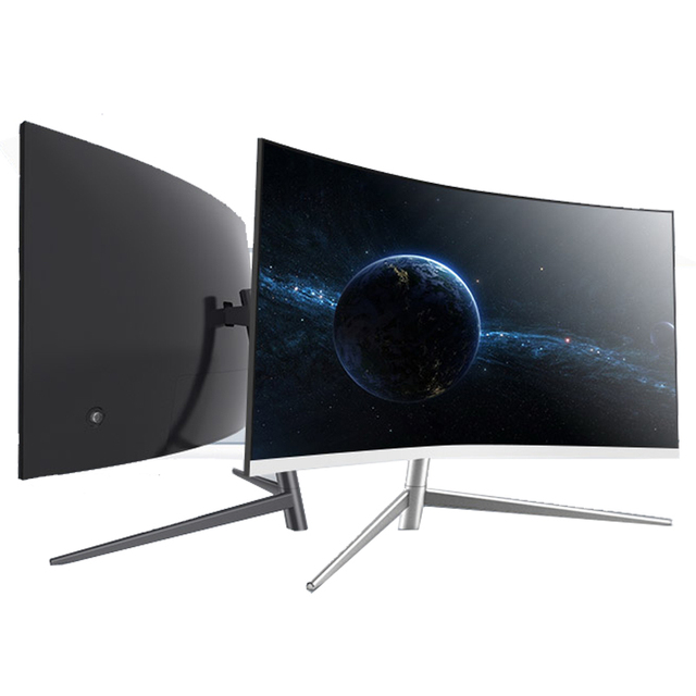 Low Cost Gaming Computer Hardware 24 27 32 34 Inch Gaming Pc Monitors 1ms 144hz Curved Gaming Monitor