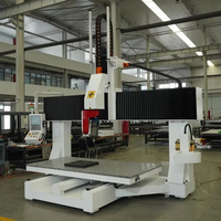 Router CNC de 5 Ejes para Materiales Compuestos, Máquina CNC de 5 Ejes para Moldes de Fibra de Carbono, Router de Recorte de 5 Ejes para Piezas de FRP