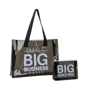 Bolsas de Compras de PVC Holográficas con Asa de PVC y Logotipo Personalizado, Bolsas de Plástico Holográficas, Bolsas de PVC Impermeables - Product Image 2