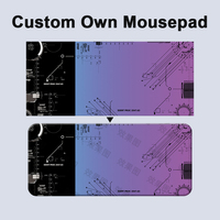 Tapis de bureau en caoutchouc naturel anti-dérapant Offre Spéciale Xxl clavier et tapis de souris Cyberpunk de jeu de taille personnalisée durable