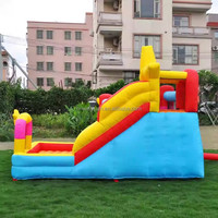 Château gonflable en PVC durable pour enfants, toboggan commercial amusant pour la cour et le parc, pour les locations de fêtes et les parcs d'attractions à vendre