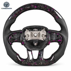 Volante Deportivo de Fibra de Carbono y Cuero con LED para Dodge Charger Challenger Durango SRT RT Magnum Scat Pack 2015-2023 - Product Image 2