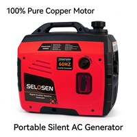 Generador Portátil de Gasolina de 4 Tiempos SELOSEN, Extensor de Rango de 48/60/72V para Vehículos Eléctricos de Cuatro Ruedas