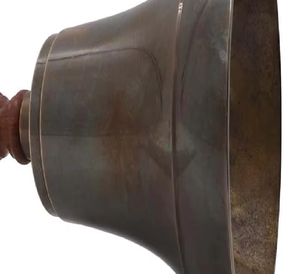 Lớn 7 inch rắn brass Loud Tay Cuộc gọi chuông đánh bóng cho đám cưới giáng sinh trường truyền thống tôn giáo phong cách - Product Image 6