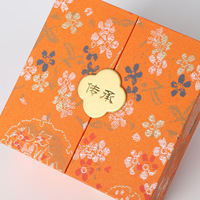 Boîte à bijoux à double ouverture à motifs floraux pour ranger les bagues, les colliers à perles, boîtes à bijoux en papier personnalisées en usine et emballages cadeaux