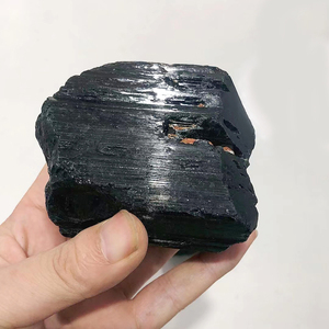 Venta al por mayor de piedras preciosas en bruto de alta calidad, turmalina negra grande para Decoración - Product Image 6