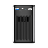 Proyector de Video Inteligente Android con Bluetooth y Wi-Fi, Proyector LED DLP Portátil Profesional, Mini Cine en Casa, Oficina, Negocios, Exteriores, 3D