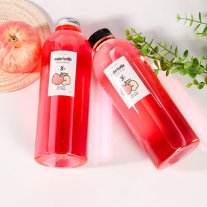 Botella de plástico para jugo de sandía y mango completa sin BPA Botella de jugo de plástico de grado alimenticio 750-850 ml - Product Image 4