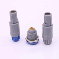 Conector Circular de Alta Calidad ECG FPG FGG Alternativo, Tipo Push-Pull, Hembra, 2p/4p, con Blindaje Metálico