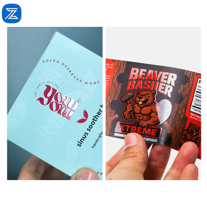 Exhibition Printing Custom Round Bottle Stickers UV Protected <b>PVC</b> Self Adhesive Labels For Cosmetics Industry - Product Image 5