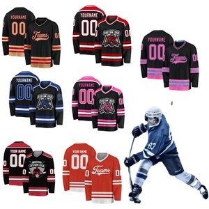 Jersey Tim Hoki Es AS 2026 Bordir Seragam Tim Nasional Hoki Amerika Kanada Kaos Hoki Jahitan - Product Image 2