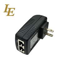 Inyector PoE LE 48V 0.5A 24V 1A 12V 0.8A 30V 1.1A, Alimentación a través de Ethernet, Certificado CE, en Stock