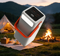 Nouveaux gadgets tendance, batterie externe portable haute capacité 50000 mAh, charge rapide et sûre, avec lumière LED intégrée