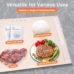 Plaque chauffante pliable en aluminium pour table, avec contrôle de température et protection contre la surchauffe, pour usage domestique (vente en gros) - Product Image 2