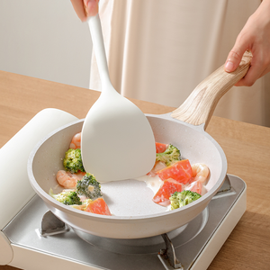 Bán buôn 20/24/26/28cm phong cách Hàn Quốc không dính Frying <span class=keywords><strong>Pan</strong></span> với lớp phủ gốm và nắp. - Product Image 6