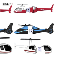 Flashdisk USB 3.0 Desain Helikopter Kustom Personal CWC