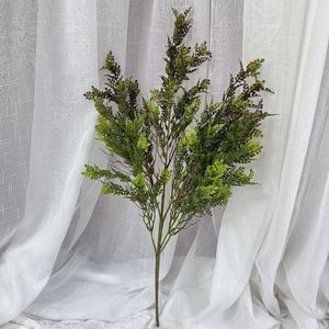 Bouquet de verdure artificielle Dream Castle, 6 branches, décoration de mariage, thème forêt, feuilles de plantes, vente en gros - Product Image 3