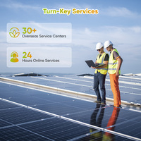 Système solaire domestique complet 10Kw 25Kw 30Kw, système d'alimentation hybride solaire pour grande maison