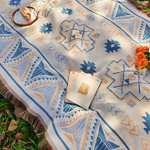 Venta caliente Nordic Camping Manta Hogar Tapiz Tejido Bohemia Sofá Cubierta Mantas Throw - Product Image 2