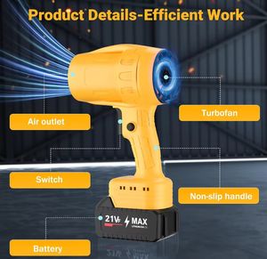 Souffleur d'air portable industriel de qualité DIY, à batterie lithium, moteur à balais, vente en gros - Product Image 2