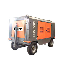 22m3 22bar 800cfm 22bar 800 cfm compresseur d'air à vis pour moteur diesel Cummins