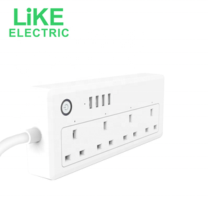 Tira de Alimentación inteligente Tuya WIFI, enchufe USB estándar de Reino Unido y EE. UU., aplicación de control remoto, sincronización de encendido y apagado, como eléctrico - Product Image 3