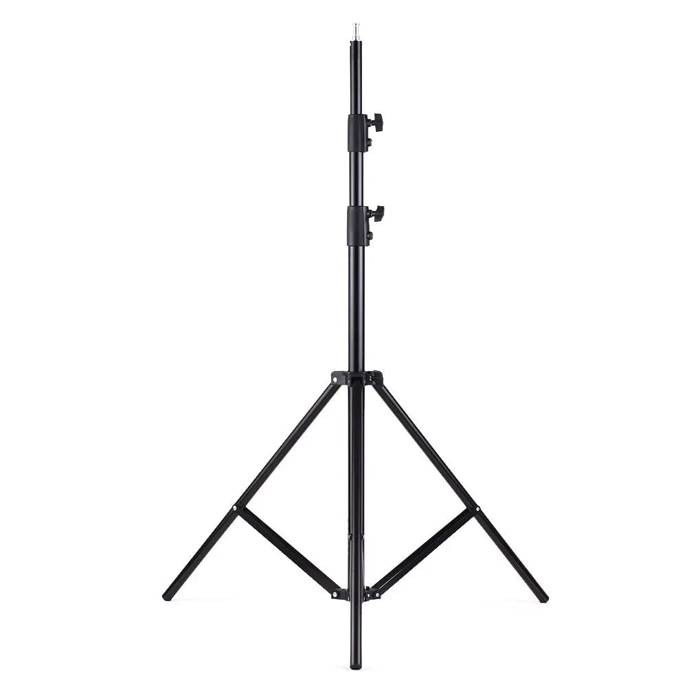 280cm metal photo studio light stand adjustable height three section tripod for video camera accessories