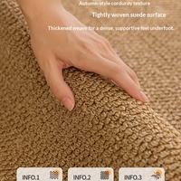 Ananas-Ring Sisal Wohnzimmerteppich Vollflächige Abdeckung für Gästehaus Schlafzimmer Bettvorleger mit Geometrischem Muster