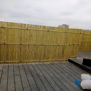 Clôture en bambou pour cour, séparateur de <span class=keywords><strong>jardin</strong></span>, clôture décorative de style japonais, balcon extérieur, clôture en bambou carbonisé, clôture de pavillon, haie - Product Image 5