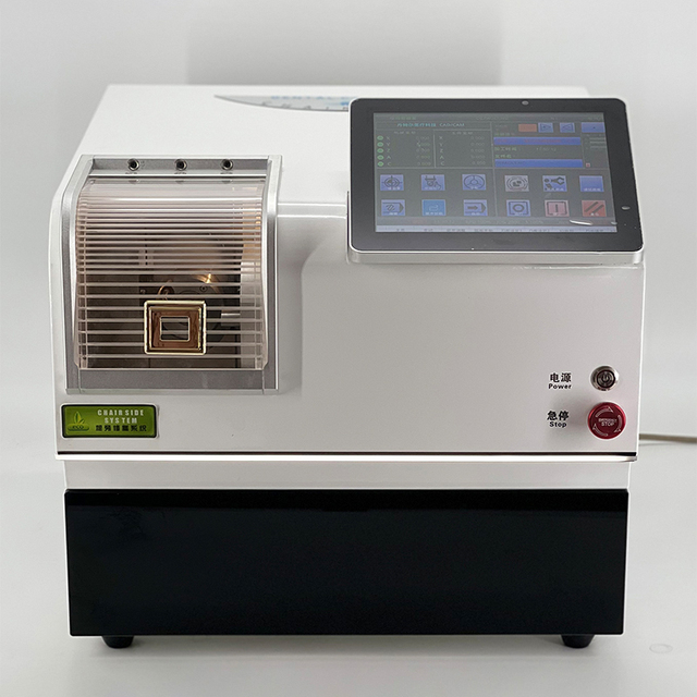 Dental Chairside 4-axis CAD CAM Milling Machine Glass Ceramic Engraving for Crowns Veneers Inlays Abutments
