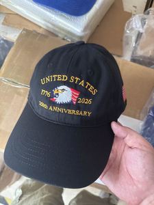 Gorra de Béisbol Retro Vintage con Visera Curva, 100% Algodón, Conmemorativa del 250 Aniversario de la Independencia, para Niños y Adultos, con Hebilla en Relieve - Product Image 4