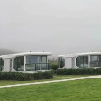 Bâtiment de bureau préfabriqué importé de Chine, design moderne luxueux ciel étoilé, installation rapide, panneaux sandwich étanches