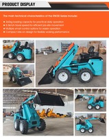 Minicargadora con Ruedas y Tanque de Aceite Hidráulico de 20L, Programa de Exportación para Distribuidores