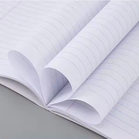 Cahier d'exercices scolaires de taille personnalisée B5 Cahier de composition d'exercices noir et blanc
