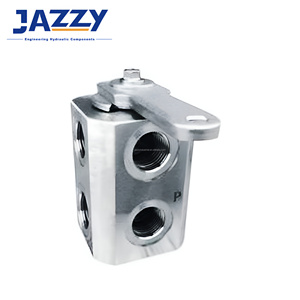 JAZZY Vanne de dérivation DF6-Ways DF3-Ways Vanne à boisseau sphérique haute pression <span class=keywords><strong>hydraulique</strong></span> à contrôle simple/double plomb Vanne à boisseau sphérique <span class=keywords><strong>hydraulique</strong></span> Ss - Product Image 5