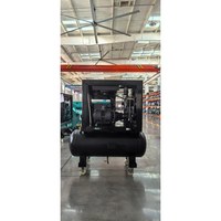 Compresseur d'air à vis 4-en-1 compact avec sécheur, filtre et réservoir intégrés – Solution tout-en-un pour air comprimé