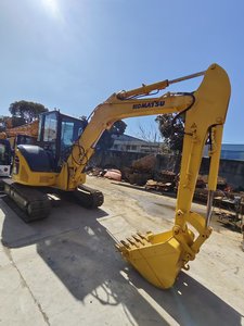 รถขุดขนาดเล็ก Komatsu PC55MR 5.5 ตัน มือสอง ราคาถูก พร้อมมอเตอร์ เกียร์ ปั๊ม PLC และลูกปืน-อะไหล่แท้ ลดราคา - Product Image 4