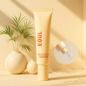 Kemasan Kosmetik Perawatan Mata 15ml, Plastik PE, Botol Tekan, Wadah Gel Perbaikan, Serum Kulit, <span class=keywords><strong>Tube</strong></span> Krim Mata dengan Nozzle PETG - Product Image 1