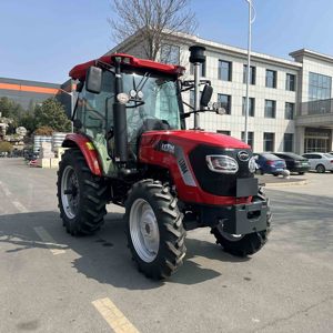 Trattore Multifunzione 80HP con Rasaerba Montato, Trattore Agricolo Mini per Serra 4WD - Product Image 2