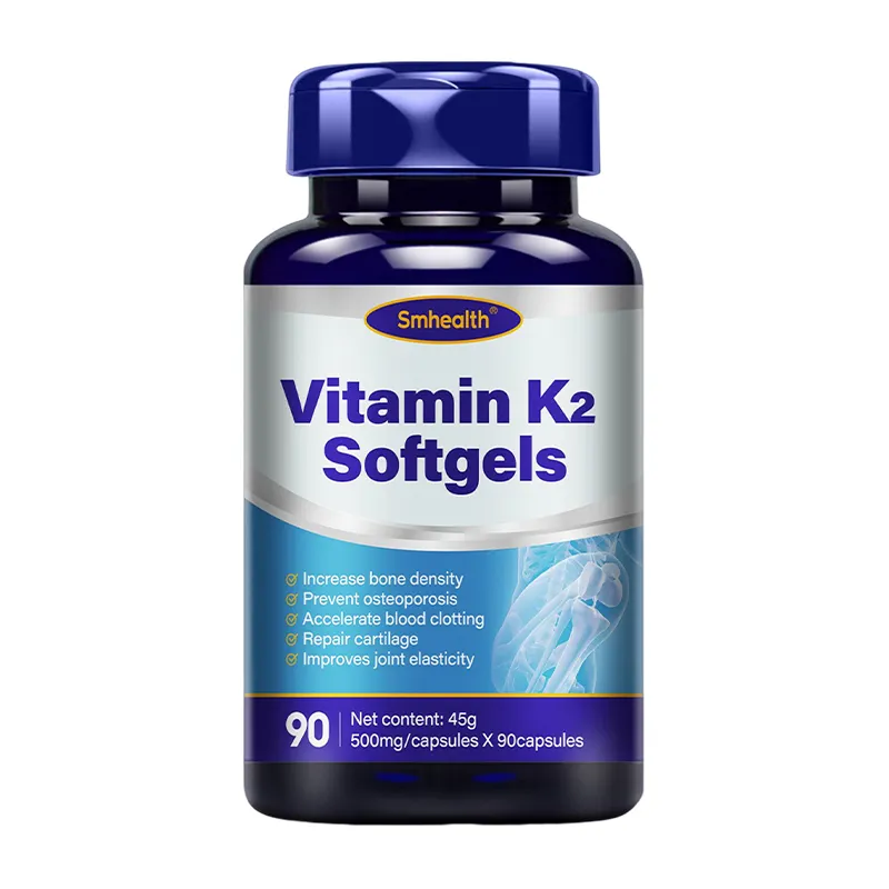 كبسولات كبسولات فيتامين K2 متعددة الفيتامينات من شركة تصنيع المعدات الأصلية لتحسين الذاكرة وكبسولة فيتامين K2 من العلامة التجارية الخاصة كبسولات فيتامين K2