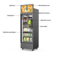 Distributeurs automatiques intelligents de snacks, boissons et aliments sains avec technologie visuelle IA, SDK et gestion cloud pour la vente au détail