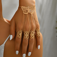 Ji Xing 2025 Conjunto de Anillo y Pulsera de Aleación con Diseño de Diosa de Moda para Fiesta, Joyería de Dedo y Pulsera, Disponible