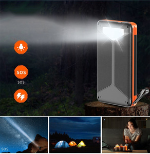 Cargador Solar Portátil Plegable de 22.5W, Banco de Energía con Carga Inalámbrica, Pantalla LED, para Actividades de Camping y Viajes - Product Image 3