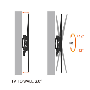 Soporte de Pared Inclinable para TV de Acero Universal y Económico para Pantallas de 32"-70" con 600x400 y Molde Privado - Product Image 5