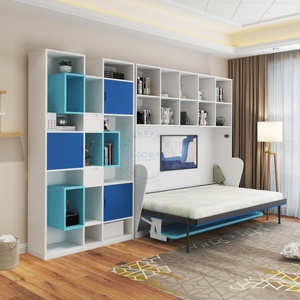 Fabbrica Diretta portatile risparmio di Spazio Orizzontale wallbed con appeso desk & piedini regolabili nascosta per la camera da letto soggiorno - Product Image 1