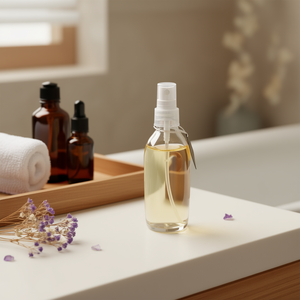 Botella de vidrio retro de 500 ml con acabado mate, a prueba de fugas, para recarga de perfume, forma cilíndrica con tapa de plástico. - Product Image 3