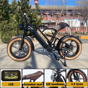 Vélo électrique tout-terrain 750W à 2 roues et pneus larges pour adultes, 7 vitesses, 20 pouces, en alliage d'aluminium avec <span class=keywords><strong>assistance</strong></span> au pédalage - Product Image 1