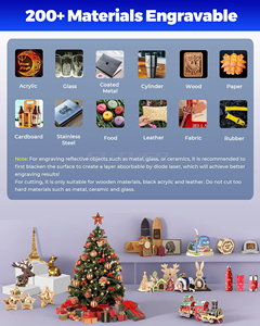 Grabador Láser Swift <span class=keywords><strong>para</strong></span> <span class=keywords><strong>Principiantes</strong></span>, Cortador Láser de 12000mW, Área de <span class=keywords><strong>Trabajo</strong></span> de 300X300mm, Máquina de Grabado Swift 12W - Product Image 3